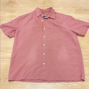 Men's Breakwater‎ Red Short Sleeve Shirt